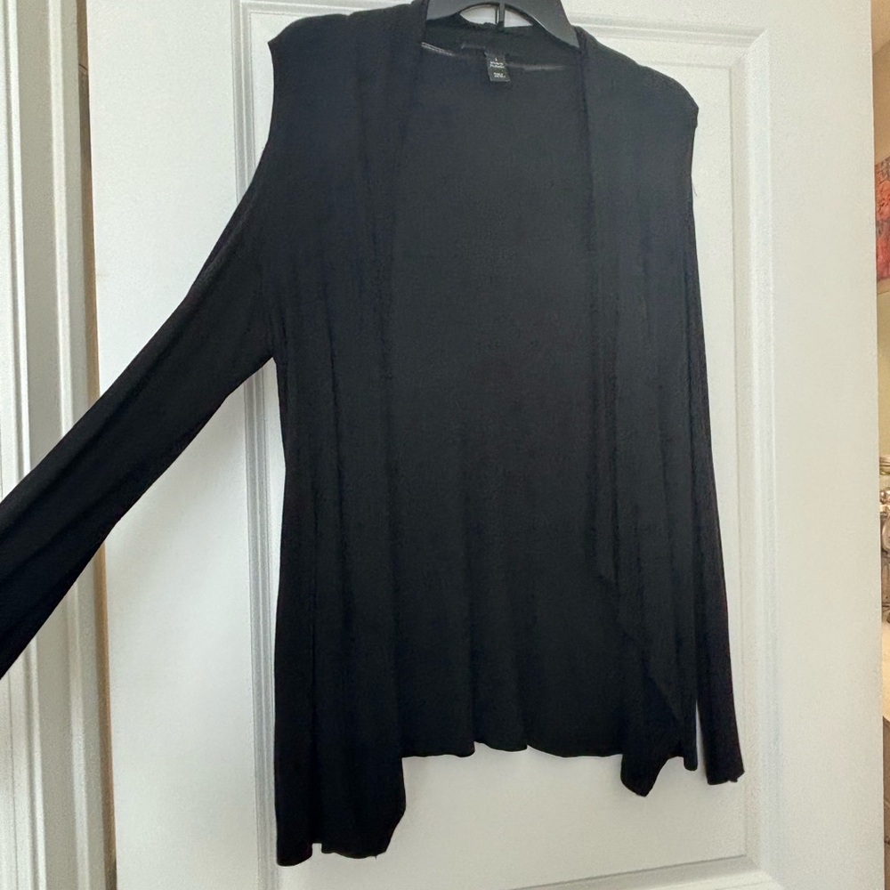 INC International Concepts Black Knit Sweater
